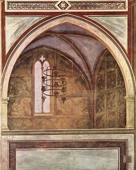 GIOTTO di Bondone View of a chapel